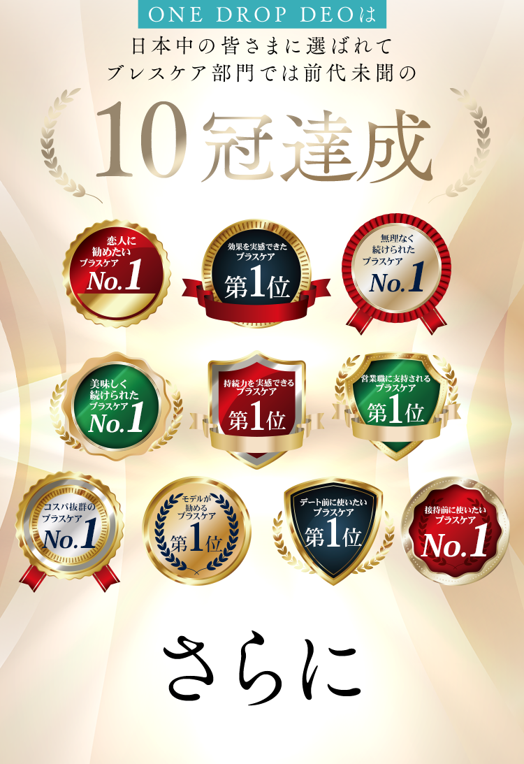 10冠達成